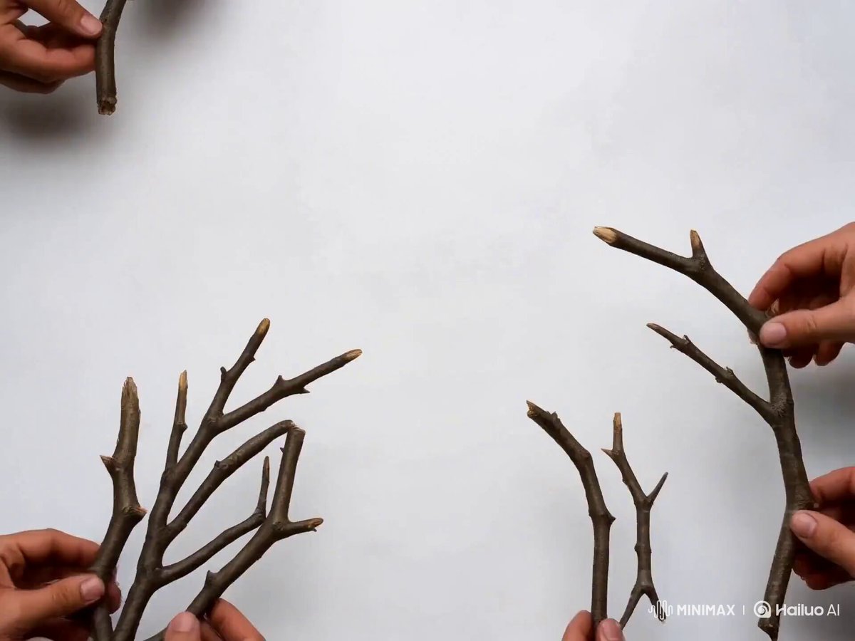 自然材料拼装龙头雕塑 成片预览
