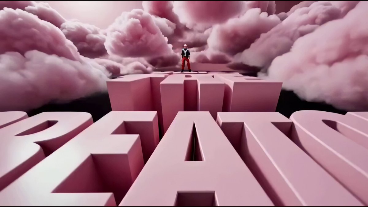 3D动态文字音乐视频 成片预览