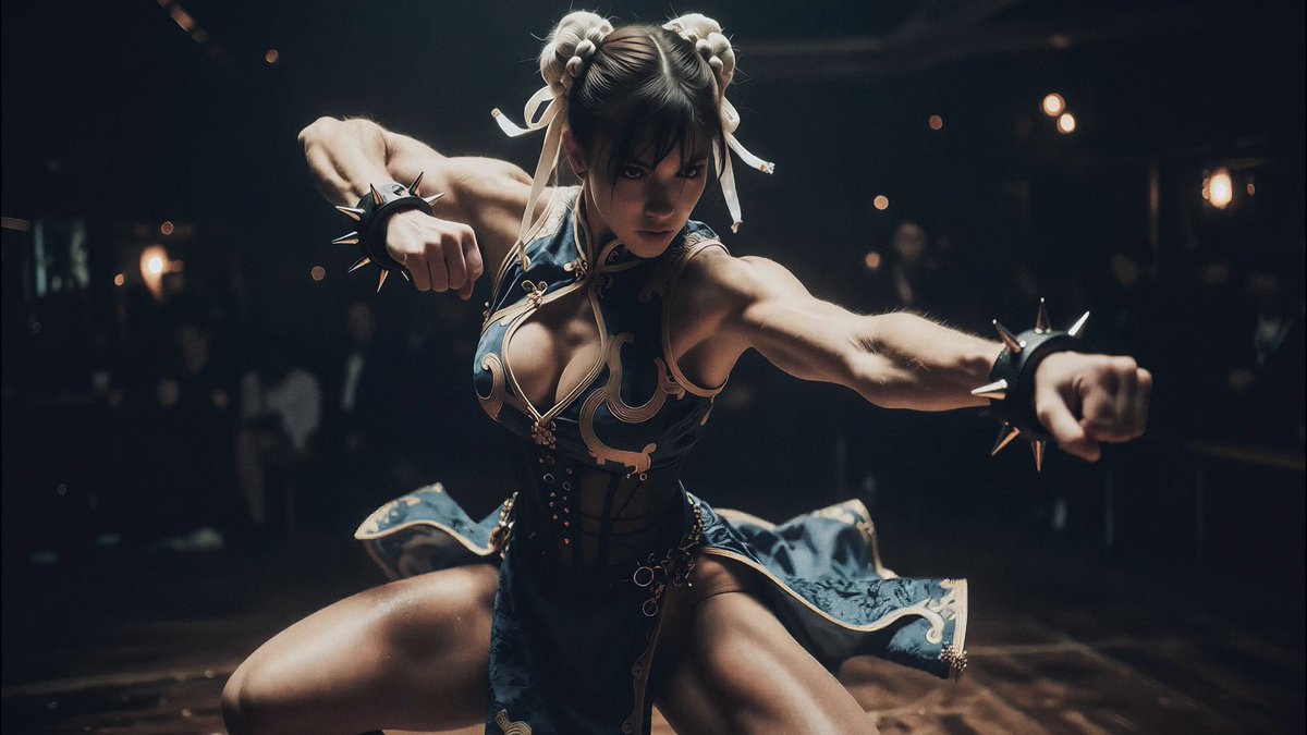 春丽高速武打秀 成片预览