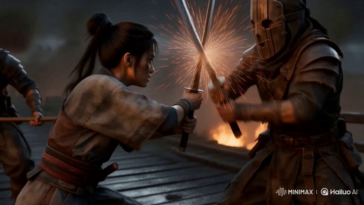 武士战斗场景 成片预览