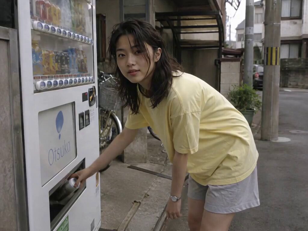 夏日自动售货机 成片预览