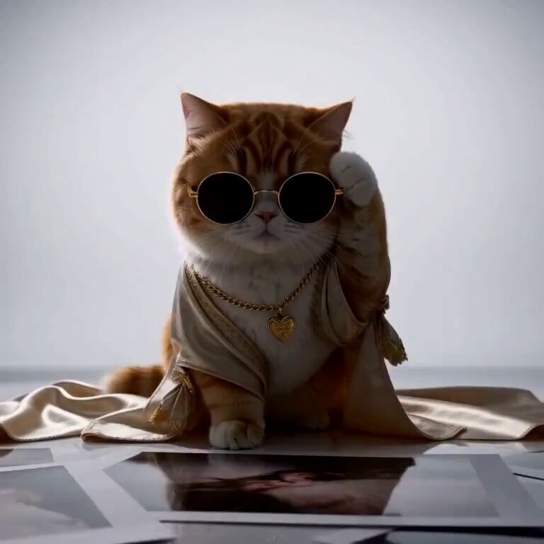 Luxury Cat Fashion Editorial preview